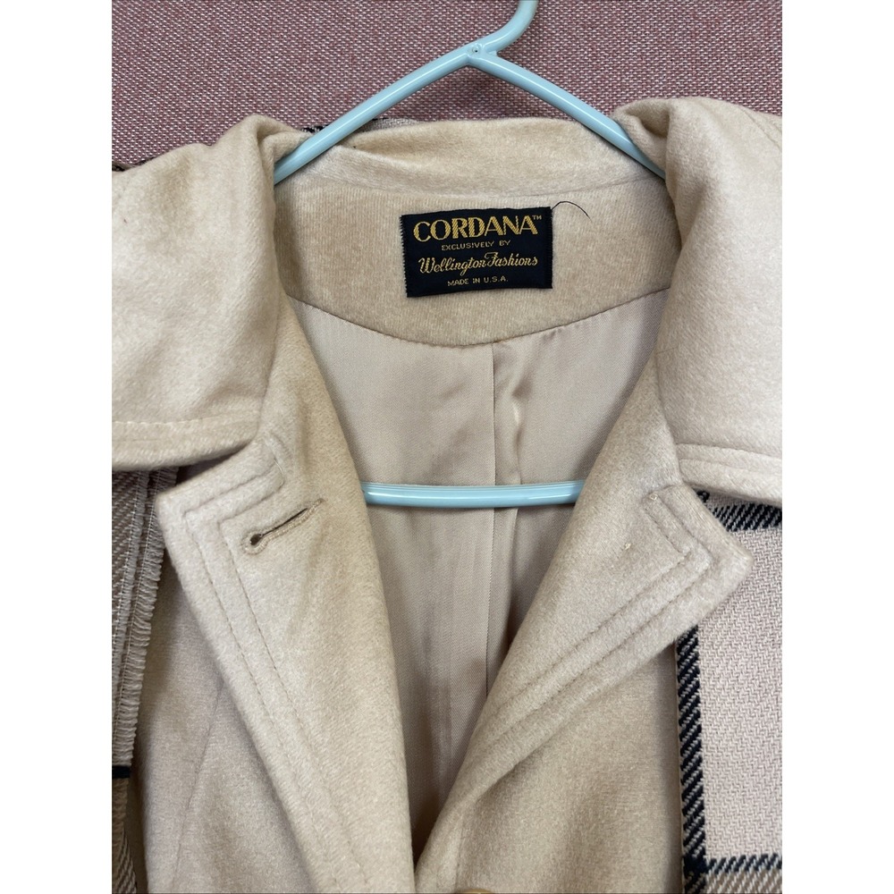 Vintage Cordana Simply Luxurious Wellington Fashions Celanese Arnel Long Coat - Picture 2 of 5